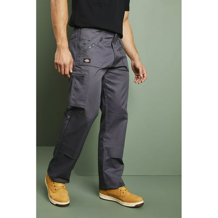 Dickies WD814 Redhawk Men's Lightweight Polycotton Action Trousers Black 36 In 